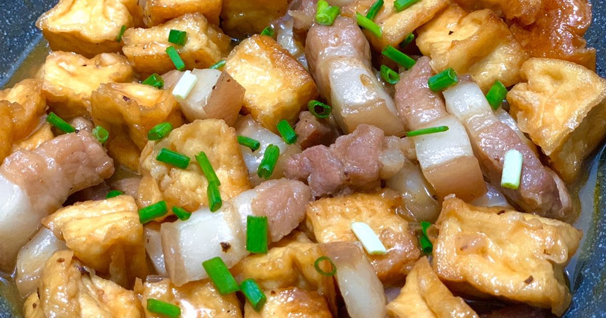 Ba rọi kho đậu hũ