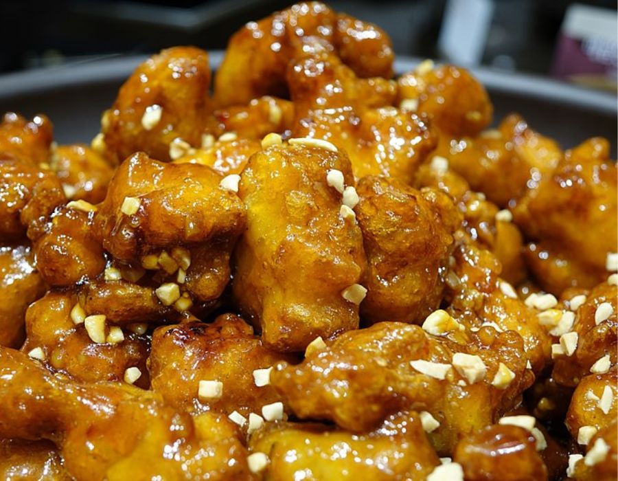 Thịt đùi gà chiên bơ