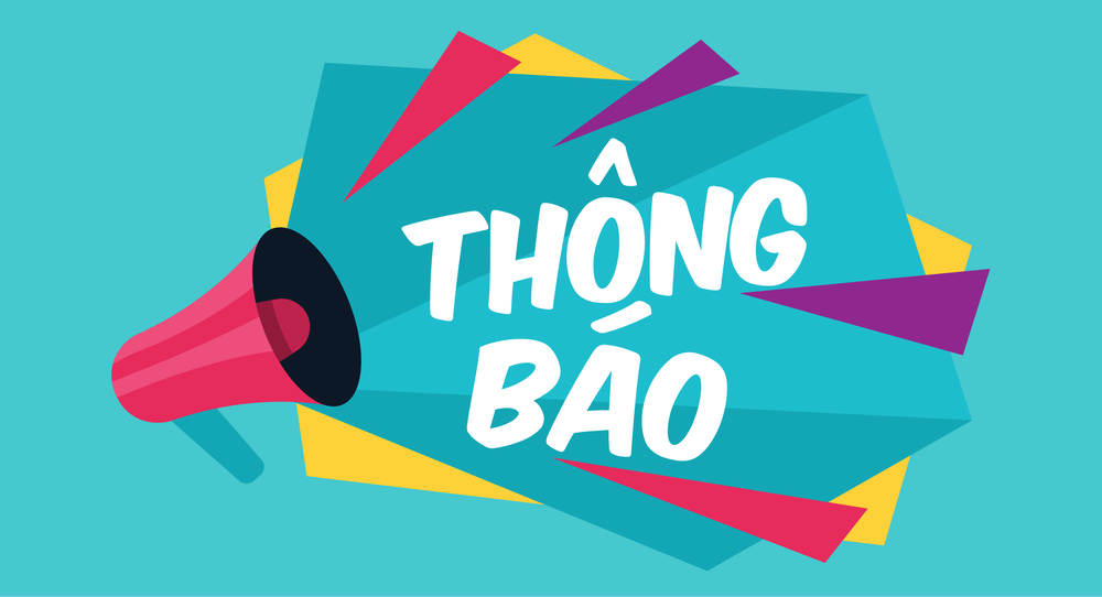 THÔNG BÁO
