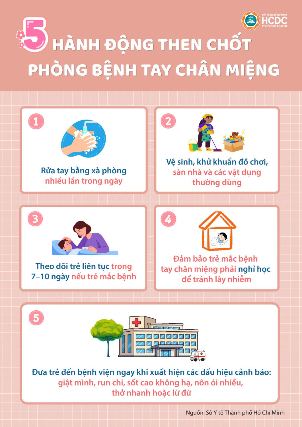 Phòng bệnh tay chân miệng cho trẻ Mầm non