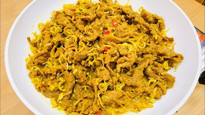 Bò xào sả nghệ