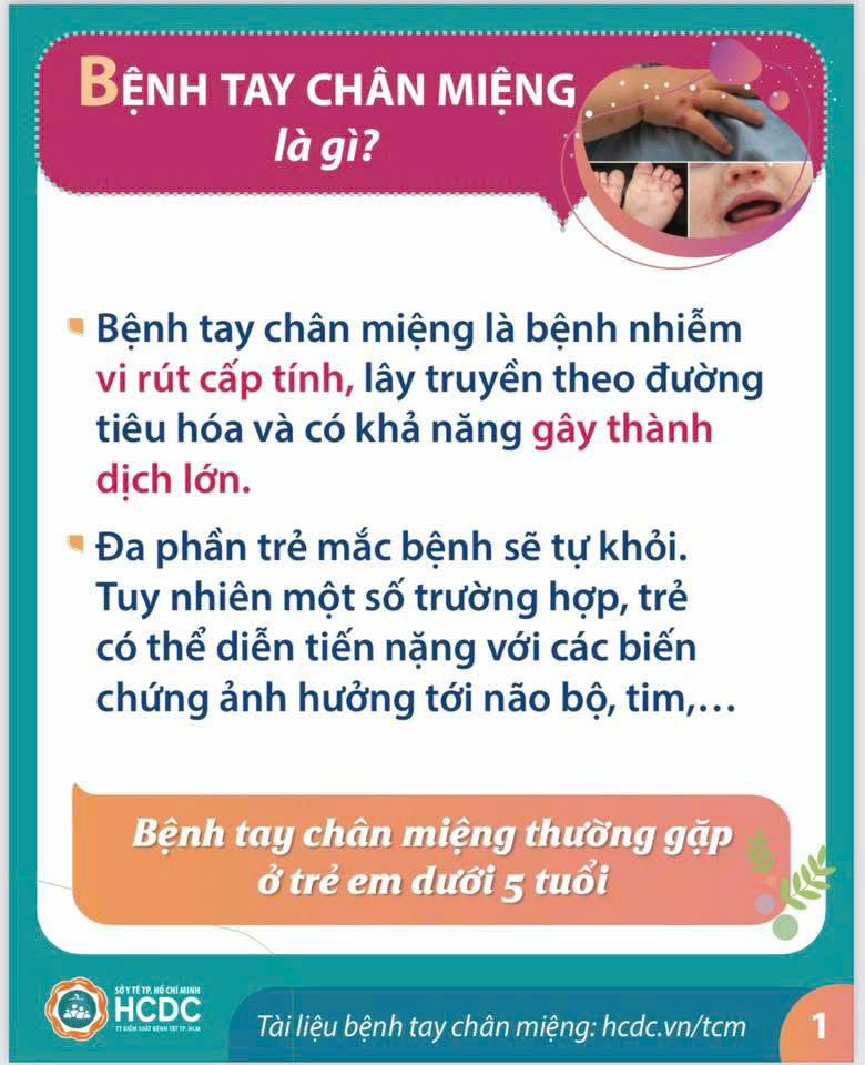 Phòng bệnh tay chân miệng cho trẻ